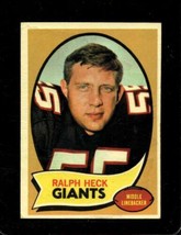 1970 Topps #127 Ralph Heck Vgex Ny Giants (St) *X53908 - £1.17 GBP