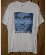 Juanes Concert Tour T Shirt Vintage 2003 Undianormal Tour Size Large - £158.00 GBP