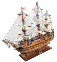 27" HMS Victory Hand Painted Ship Sculpture - $915.99