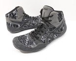 Asics Men&#39;s Snapdown Black Gray Camouflage Camo Wrestling Shoes J703J Si... - $49.70 CAD