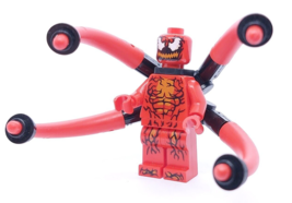 Lego Carnage Minifigure Long Appendages Super Heroes Spider-Man sh541 - £9.91 GBP