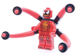 Lego Carnage Minifigure Long Appendages Super Heroes Spider-Man sh541 - £9.89 GBP