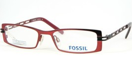 FOSSIL GREENWOOD OF1147 600 BURGUNDY /BLACK EYEGLASSES GLASSES FRAME 50-... - $836.24 MXN