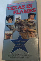 Texas In Flames VHS Tape Dean Stockwell Scott Glenn Freddy Fender S2B - £11.60 GBP
