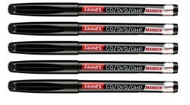 5 x stylo marqueur permanent à pointe fine noir CD / DVD / OHP marqueur ... - $168.69 MXN