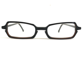 Vintage La Eyeworks Brille Rahmen PERK 800 Schwarz Rot Rechteckig 45-19-135 - £50.85 GBP