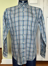 Peter Millar Cotton Silk Spring Plaid Long Sleeve Button Down Dress Shir... - £23.66 GBP