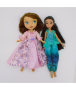 Lot of 2 Disney Princess Dolls Sofia The First Jasmine Shimmer Original ... - $138.80 MXN