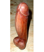  Penis Statue Phallus Wood long dong woody handmade - $54.86 CAD