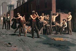 The Ironworkers at Noontime 20 x 30 Poster - $25.98