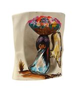 DeGrazia Littlest Angel Figurine Southwest Pottery Sculpture Signed - $37.80