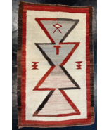Authentic Early Navajo Hand Crafted Textile Tapestry Rug Wall Hanging Es... - £1,928.27 GBP