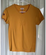 Antigua Women’s Desert Dry Yellow Golf Shirt Size M *EUC* - $285.92 MXN