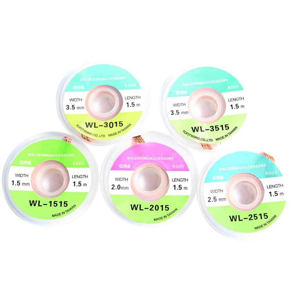 5pcs/lot The Best BGA Desoldering id Solder Wire WL-1515/2015/2515/3015/... - $171.19 CAD