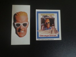 Set of 2 Coca-Cola  Max Headroom Individual Stickers - £0.99 GBP