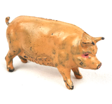 Vintage Metal Pig Sow Made in England Copyright J. H Hill &amp; Co. GUC - £7.87 GBP