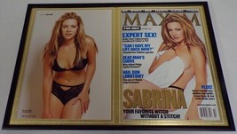 Melissa Joan Hart 12x18 Framed ORIGINAL 1999 Maxim Cover &amp; Photo Display - $69.29