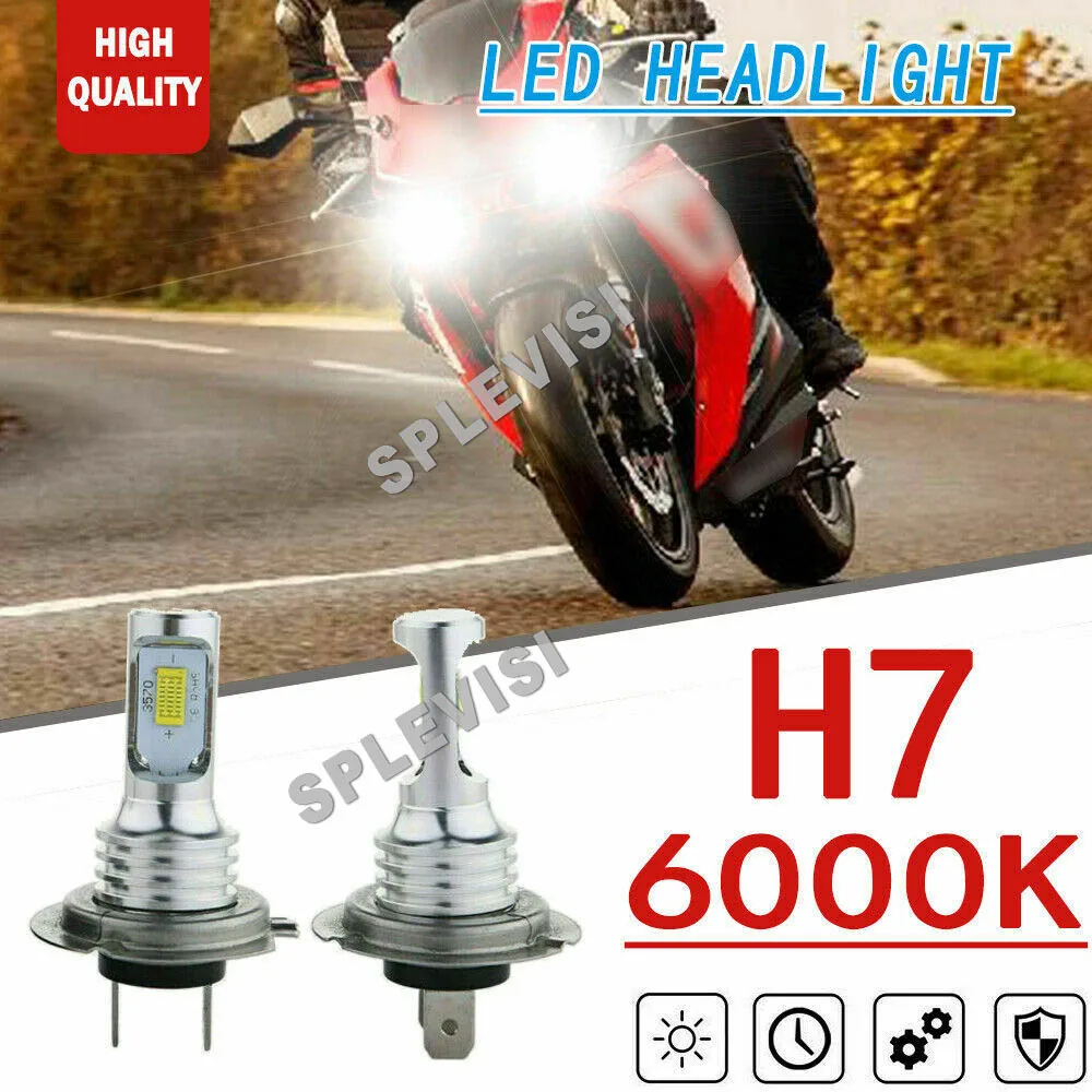 2x 70W H7 6000K Bright White CSP LED Bulbs Headlight   R1200gs 2004-2018 R1200RS - £378.72 GBP