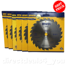 Irwin Classic Circular Saw Blade Miter Carbide 7-1/4 in x 24-Tooth  Pack of 6 - $45.53