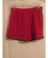 NIKE Dri-Fit Women&#39;s Mini Shorts Running Activewear Size S 4-6 Red - $30.62 CAD