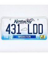  United States Kentucky Webster County Passenger License Plate 431 LDD - $13.85