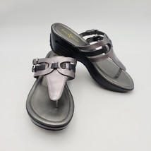 Cole Haan Women&#39;s Gray &amp; Silver Wedge Sandals Sz 5.5 B  NikeAir  - $29.99