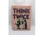 Think Twice A Game Of Trivia Just For Laughs Board Game Complete - $49.49