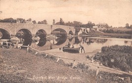 Exeter Devon Uk~Countess Weir Bridge Postcard 1911 Pmk - £6.25 GBP