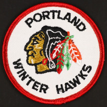 3&quot; Portland Winter Hawks Vintage Embroidered Patch - $35.68