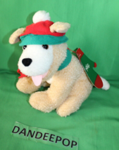 Hallmark Holiday Christmas Dog Stuffed Animal Nikki - $19.79