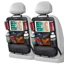 LUCMO Car Backseat Organizer with Touch Screen Tablet Holder-2 Pack,9 Storage Po - $71.96