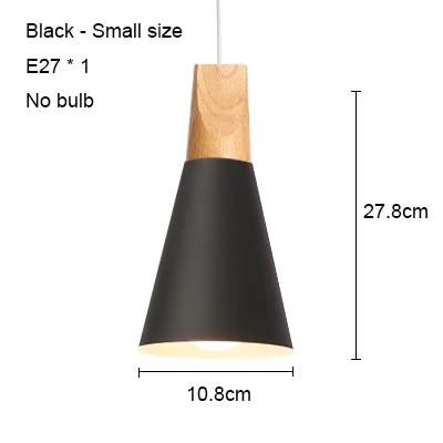 Nordic Led Pendant Lights Minimalist Single Head Solid  Hanging Lamp For Bedside - £136.92 GBP