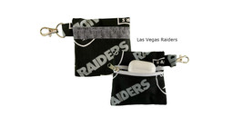 NFL Las Vegas Raiders - Zipper Pouch for Earbuds, Coins, Golf Tee&#39;s etc.  - £8.67 GBP