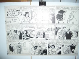 ELLA CINDERS COMICS PRODUCTION ART DEC 13 1953 FRED FOX VG - £34.84 GBP