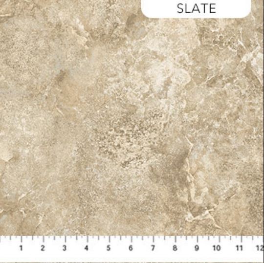 Cotton Stonehenge Gradations II Quartz Slate Rock Fabric Print by Yard D... - $14.95