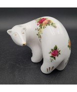 Vintage Royal Albert Bear Figurine Old Country Roses Porcelain England C... - $67.90 CAD