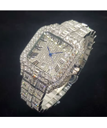 Simulatated diamond watch high quality and waterproof - $2,104.58 MXN