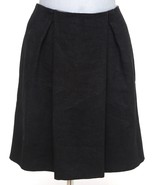 CHLOE Black Skirt A-Line Cotton Silk Clothing Dress Pleated Sz 36 2006 - £89.67 GBP