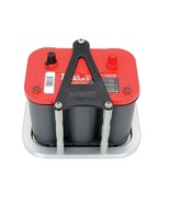 Optima Battery Billet Aluminum Hold Down Tray Black & Clear Anodized - $73.00