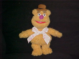 12&quot; Muppet Fozzie Bear Bean Bag Plush Toy With Tags Walt Disney World  - £19.76 GBP