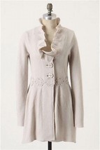 Anthropologie Alice in Autumn Sweater Coat Sz XS By Charlie &amp; Robin - NWOT - £91.91 GBP