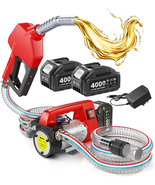 Fuel Transfer Pump Battery Powered,12Gpm Electric Pump Kit with 21V 2X4.... - $316.78