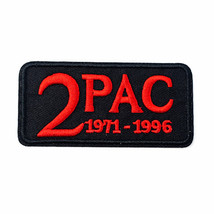 Tupac Iron On Patch Applique Badge - $4.30