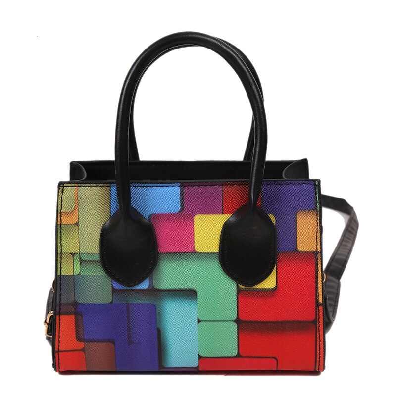 Primary image for Women's Bag Handbag 2022 New Fashion Messenger Bag Contrast Color Stitching Smal