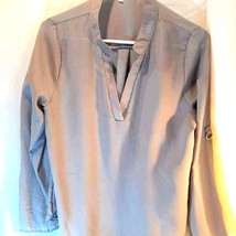 Women&#39;s Casual Shirt Gray Long Sleeve XL  - $15.83
