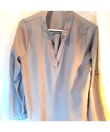 Women&#39;s Casual Shirt Gray Long Sleeve XL  - $290.88 MXN