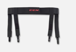CCM Hockey ACBelt Garter Belt Black 232456 Junior One Size Fits All Wais... - $24.49