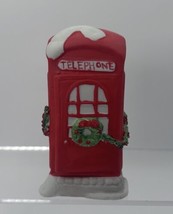 Vintage LEMAX Porcelain “Telephone Booth” 1991 Dickensvale  - £13.11 GBP