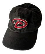 Arizona Diamondbacks Baseball Team Adjustable Sports Cap Black with Red ... - £15.12 GBP