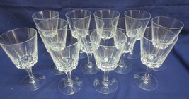 12 Vtg Cristal D&#39;Arques Durand Versailles Water Goblet Glasses 6 5/8&quot; - £39.05 GBP